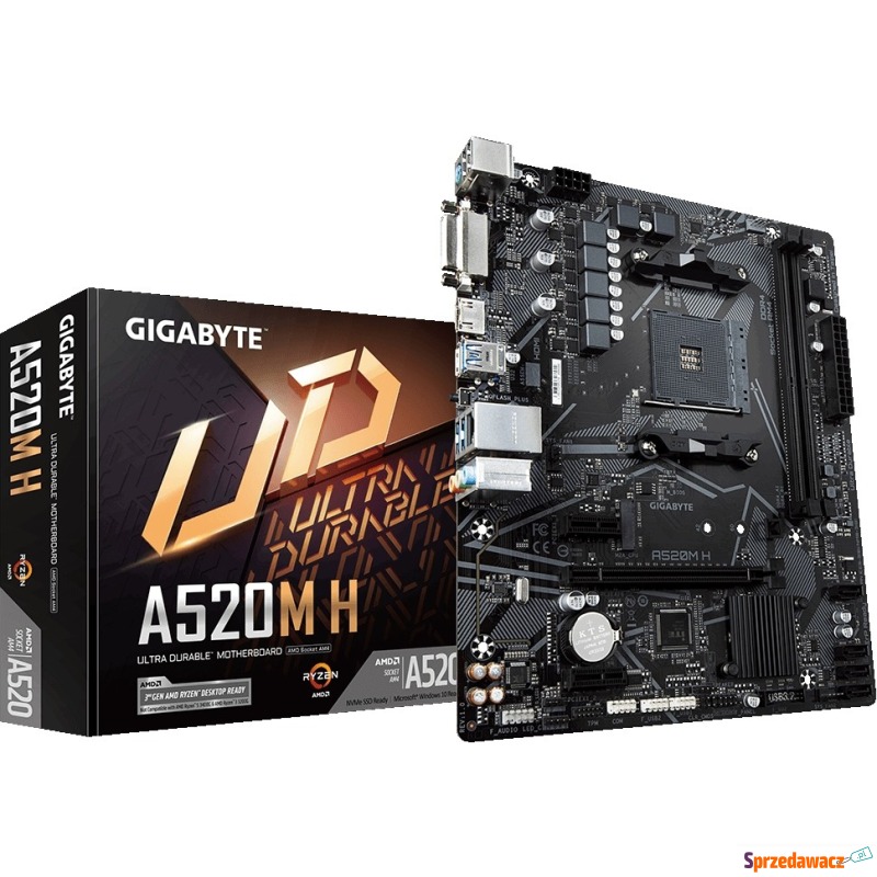 Gigabyte A520M H - Płyty główne - Poznań