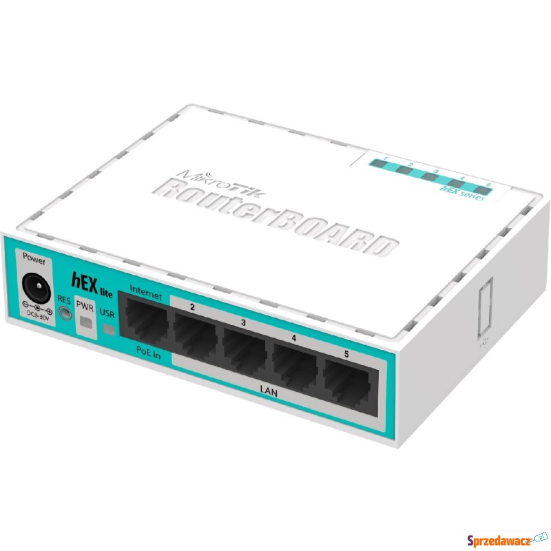 MIKROTIK RB750r2 hEX lite Router 5x RJ45 - Routery - Wałbrzych