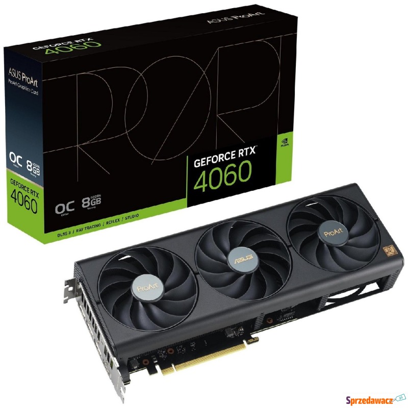 ASUS GeForce RTX 4060 ProART 8GB OC DLSS 3 - Karty graficzne - Sosnowiec