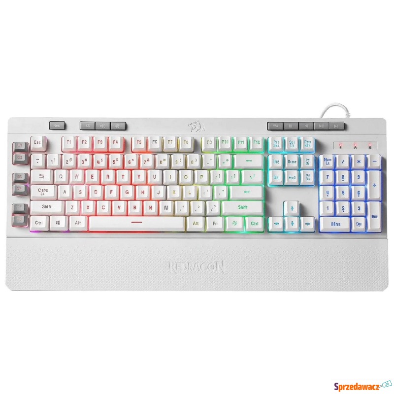 Redragon K512 Shiva White RGB - Klawiatury - Stryszawa