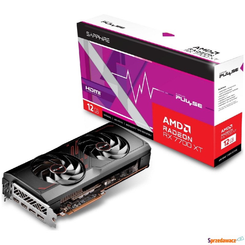 Sapphire Radeon RX 7700 XT Pulse 12GB GDDR6 - Karty graficzne - Nowy Sącz