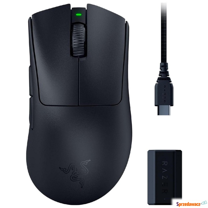 Razer DeathAdder V3 Pro + HyperPolling Dongle - Myszki - Zielona Góra