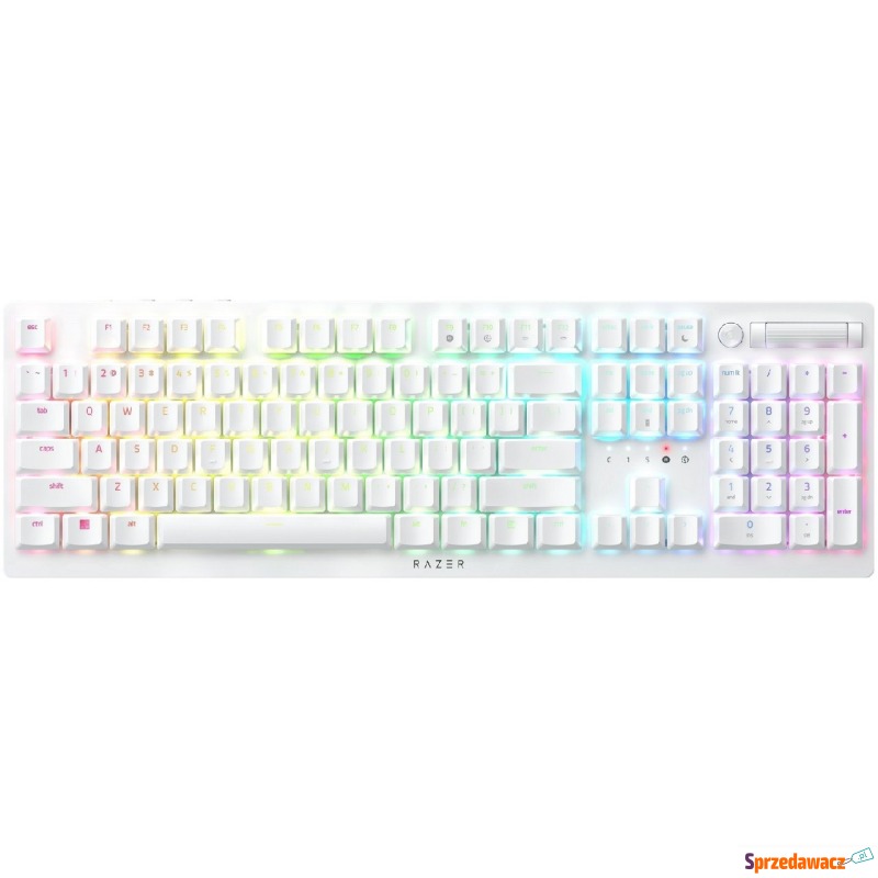 Razer DeathStalker V2 Pro Purple Switch White... - Klawiatury - Słupsk