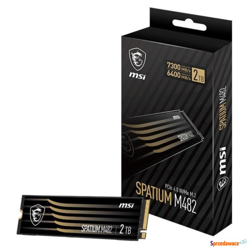 MSI Spatium M482 M.2 Pci-e NVMe 2TB - Dyski twarde - Chełmno