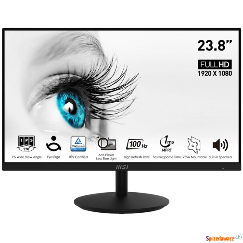 MSI PRO MP242A - 24'' | IPS | Full HD | 1ms |... - Monitory LCD i LED - Zawiercie