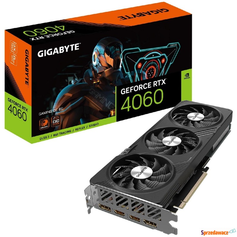 Gigabyte GeForce RTX 4060 GAMING OC 8GB DLSS 3 - Karty graficzne - Dąbrowa Górnicza