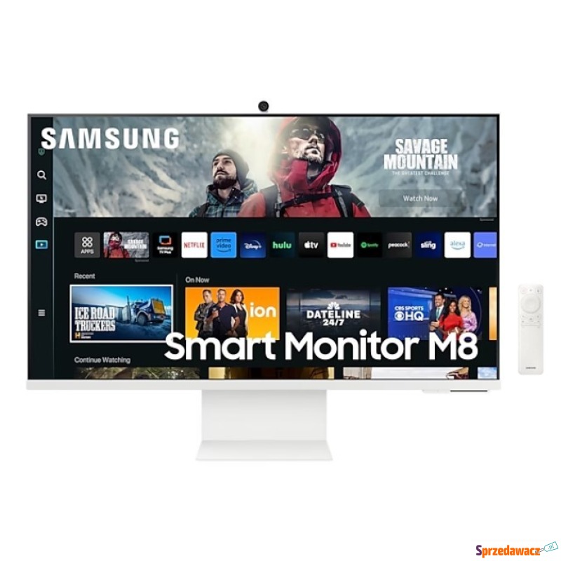 Samsung Smart Monitor LS27CM801UUXDU - 27'' |... - Monitory LCD i LED - Toruń