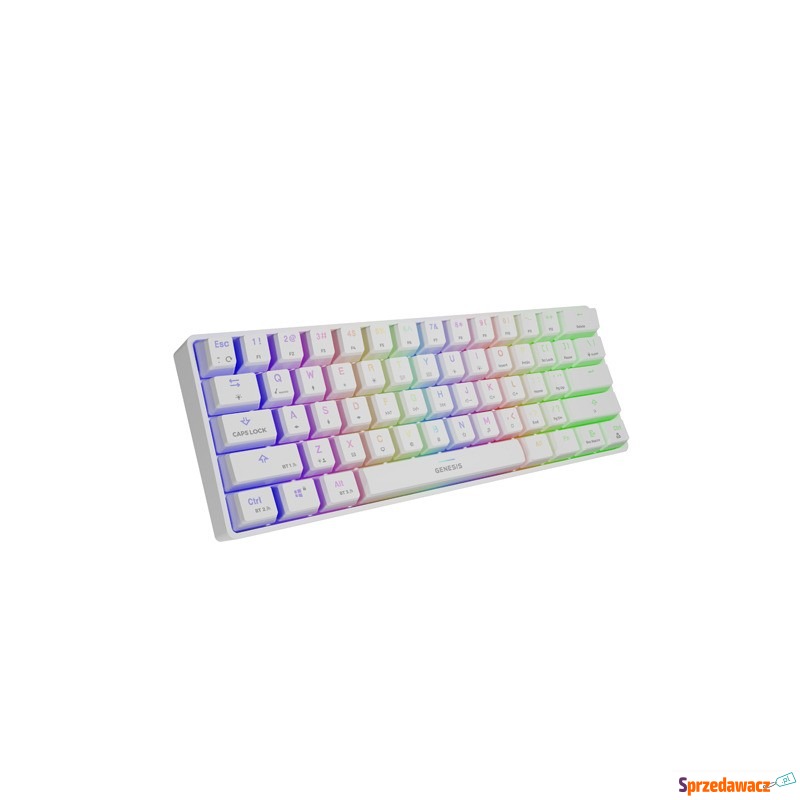 Genesis Thor 660 RGB biała Gateron Brown - Klawiatury - Kołobrzeg