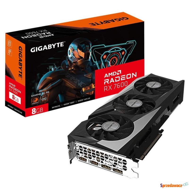 Gigabyte Radeon RX 7600 GAMING OC 8GB - Karty graficzne - Toruń