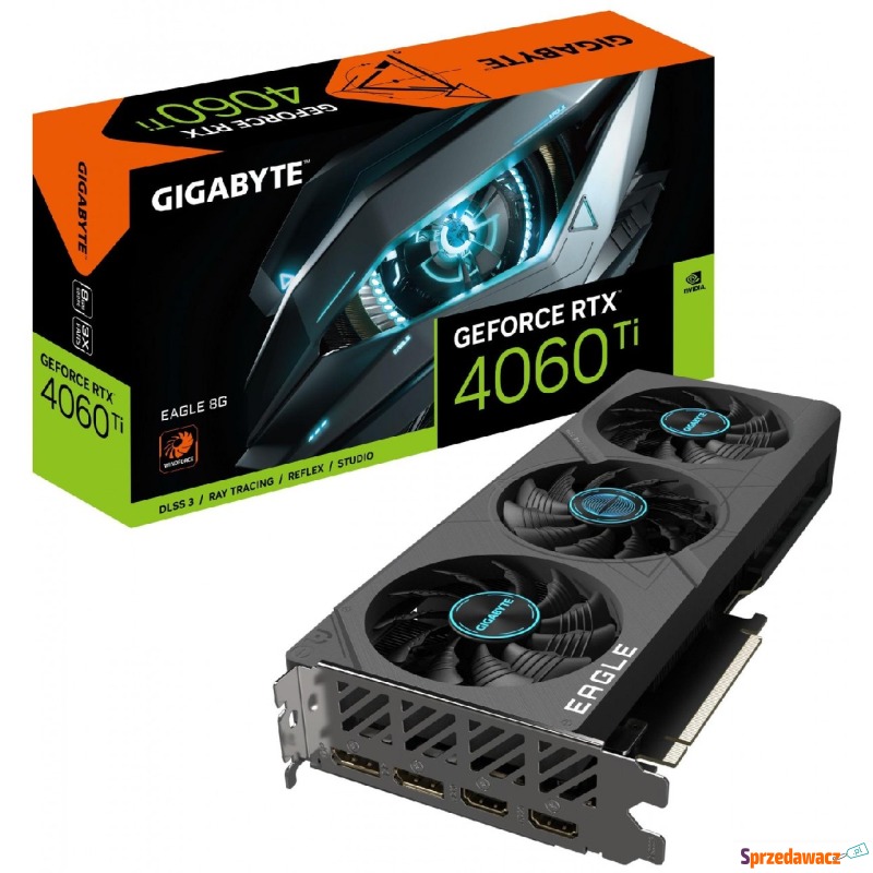 Gigabyte GeForce RTX 4060 Ti EAGLE 8GB DLSS 3 - Karty graficzne - Kielce