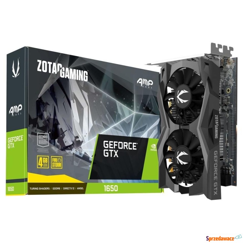 ZOTAC GeForce GTX 1650 AMP Core 4GB GDDR6 - Karty graficzne - Zgorzelec