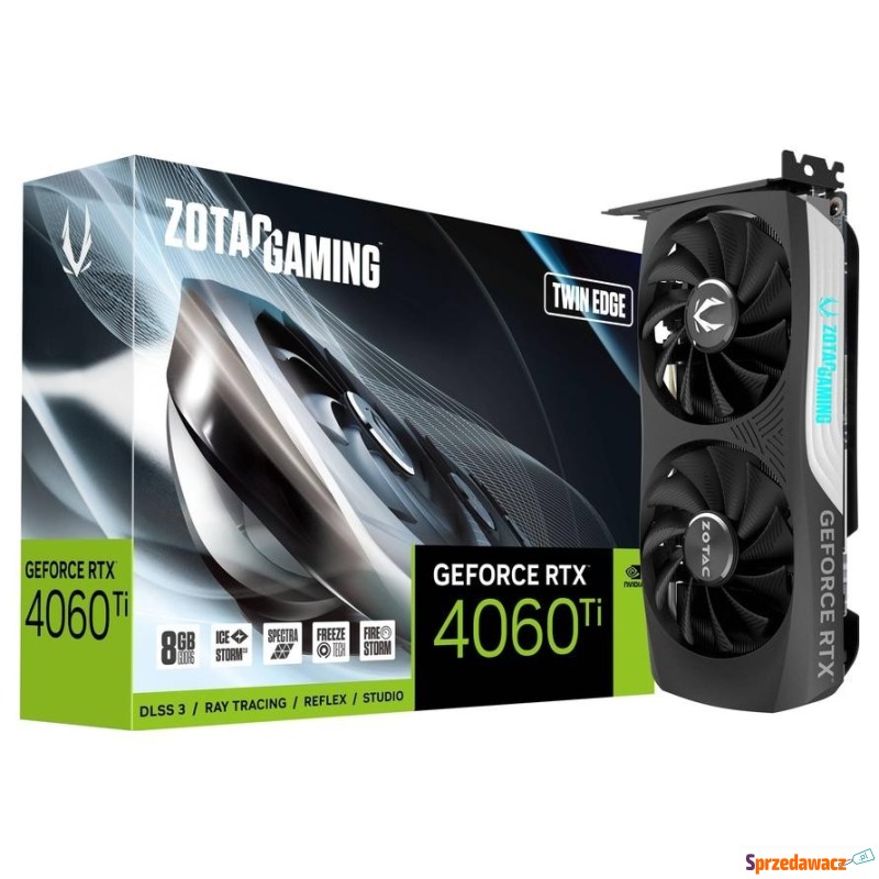 Zotac GeForce RTX 4060 Ti Twin Edge 8GB DLSS 3 - Karty graficzne - Włocławek