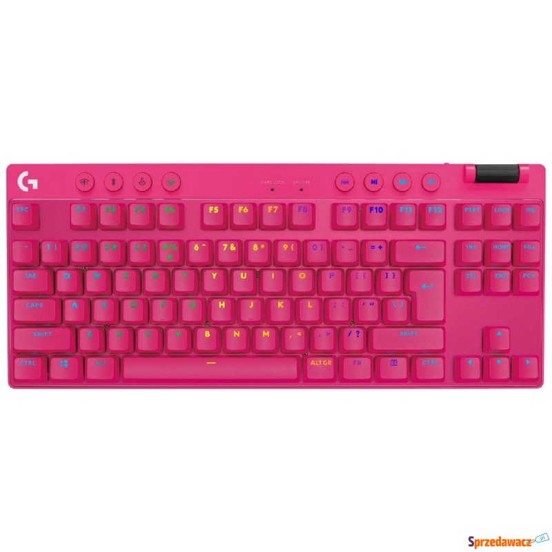 Logitech G Pro X TKL Lightspeed Tactile Magenta - Klawiatury - Szczecin