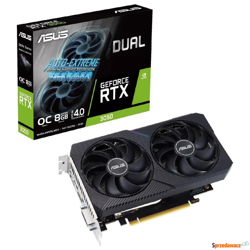 ASUS GeForce RTX 3050 DUAL 8GB OC V2 - Karty graficzne - Zielona Góra