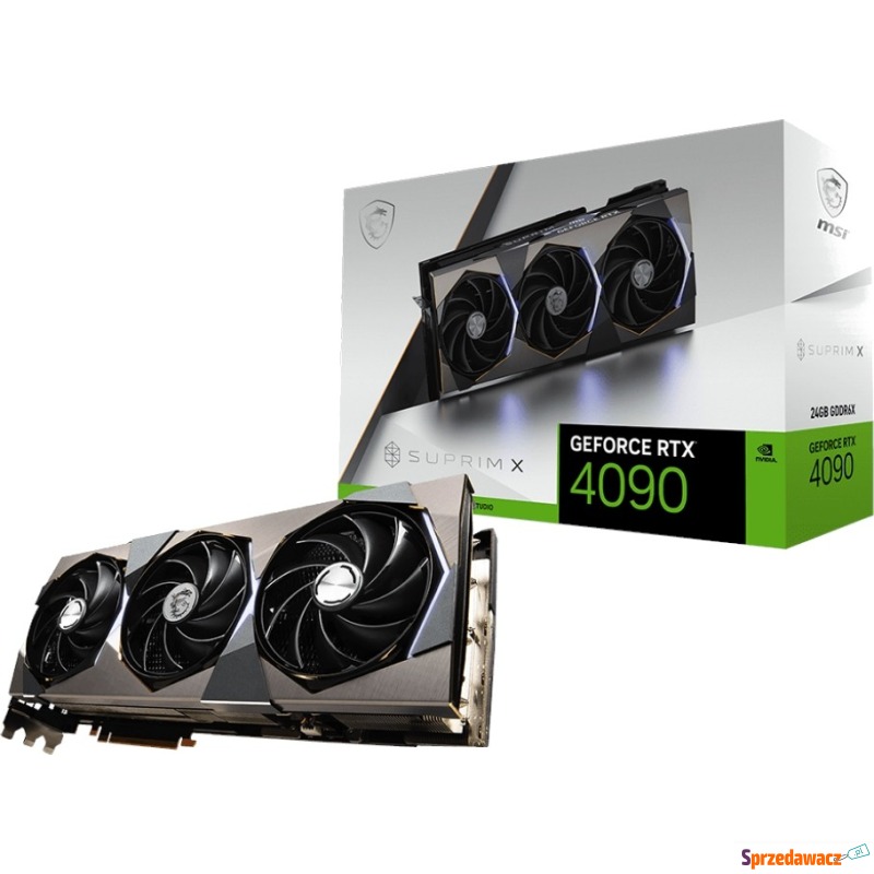 MSI GeForce RTX 4090 SUPRIM X 24G DLSS 3 - Karty graficzne - Bielsko-Biała