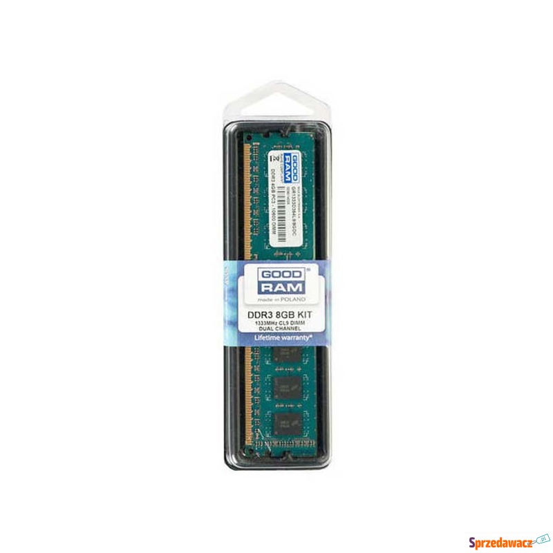 GOODRAM 8GB [1x8GB 1333MHz DDR3 CL9 DIMM] - Dyski twarde - Kielce