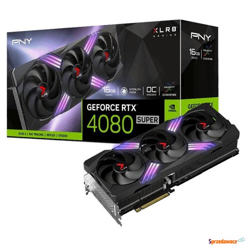 PNY GeForce RTX 4080 SUPER XLR8 Gaming VERTO™... - Karty graficzne - Bytom