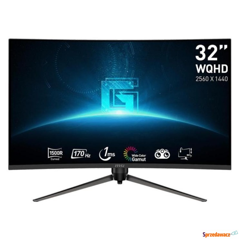 MSI G32CQ5P - 31,5'' | VA | QHD | 1ms | 170Hz... - Monitory LCD i LED - Włocławek