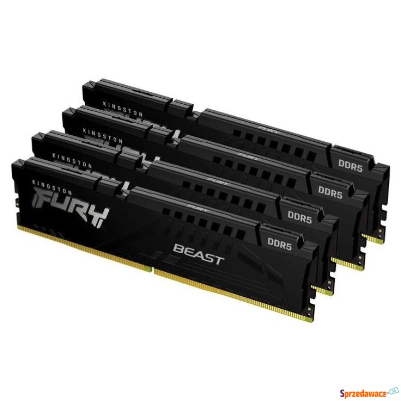 Kingston Fury Beast Black 128GB [4x32GB 5200MHz... - Pamieć RAM - Kiełpino