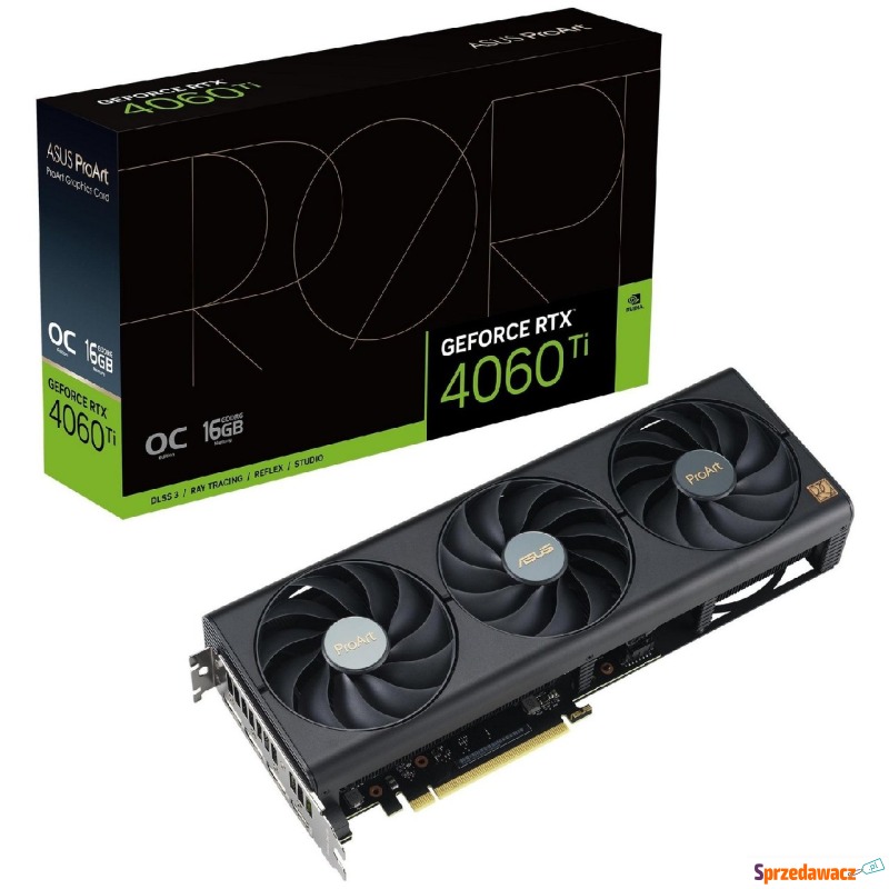 ASUS GeForce RTX 4060 Ti ProART 16GB OC DLSS 3 - Karty graficzne - Elbląg