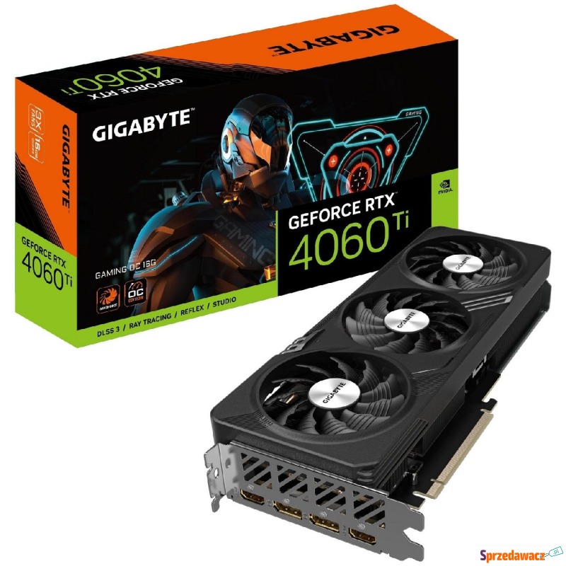 Gigabyte GeForce RTX 4060 Ti GAMING 16GB OC DLSS... - Karty graficzne - Konin