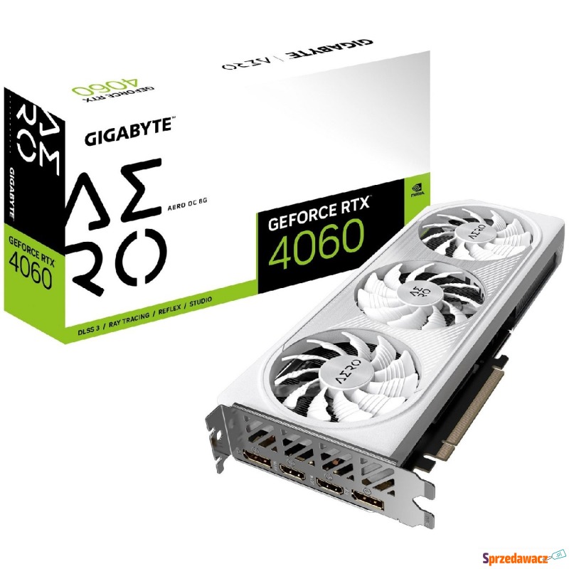 Gigabyte GeForce RTX 4060 AERO OC 8GB DLSS 3 - Karty graficzne - Zielona Góra