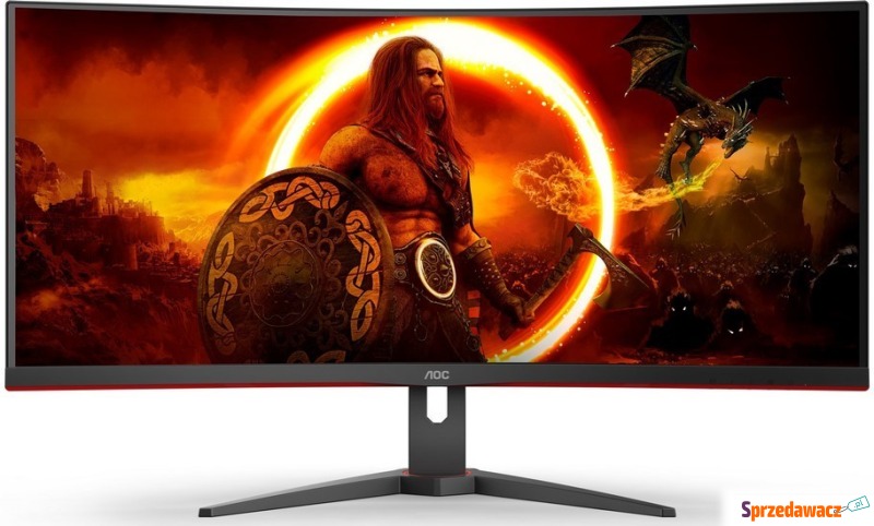 AOC CU34G2XE/BK - 34'' | VA | UWQHD | 1ms | 144Hz... - Monitory LCD i LED - Płock