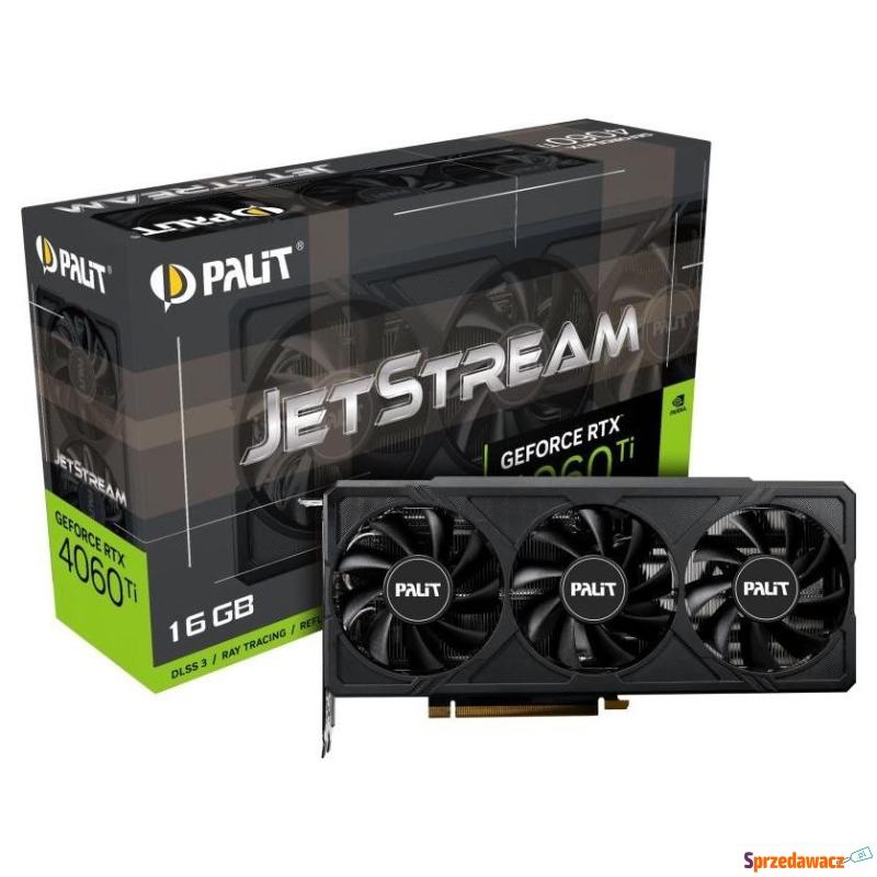 Palit GeForce RTX 4060 Ti JetStream 16GB DLSS... - Karty graficzne - Rzeszów