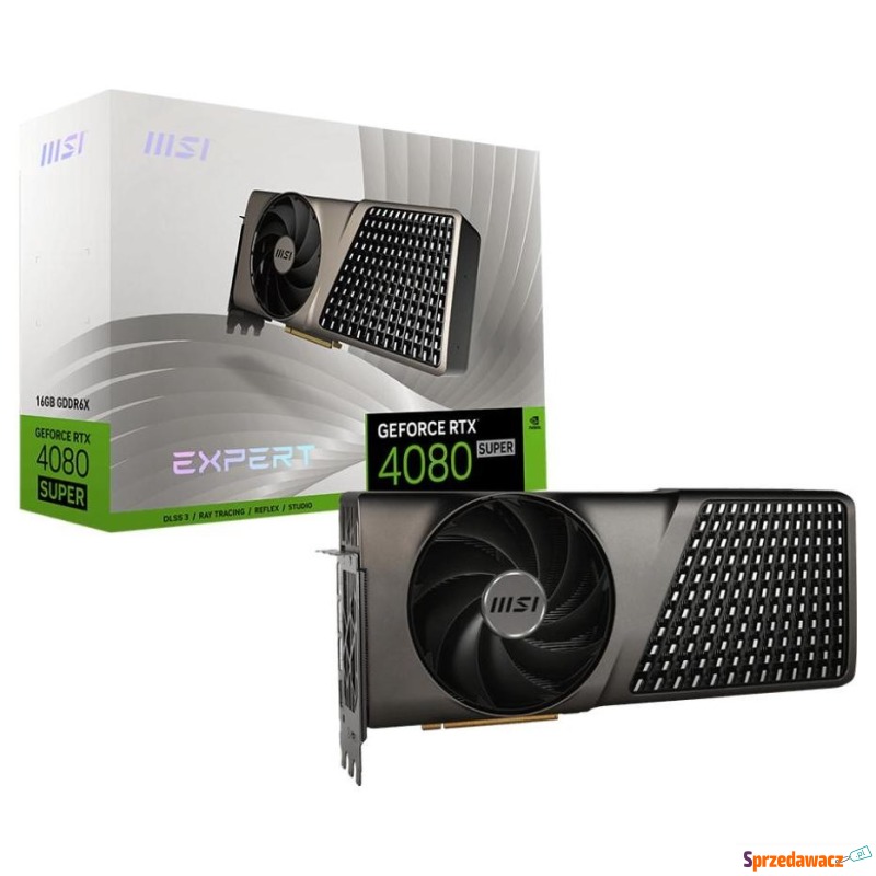 MSI GeForce RTX 4080 SUPER EXPERT 16GB DLSS 3 - Karty graficzne - Bielsko-Biała