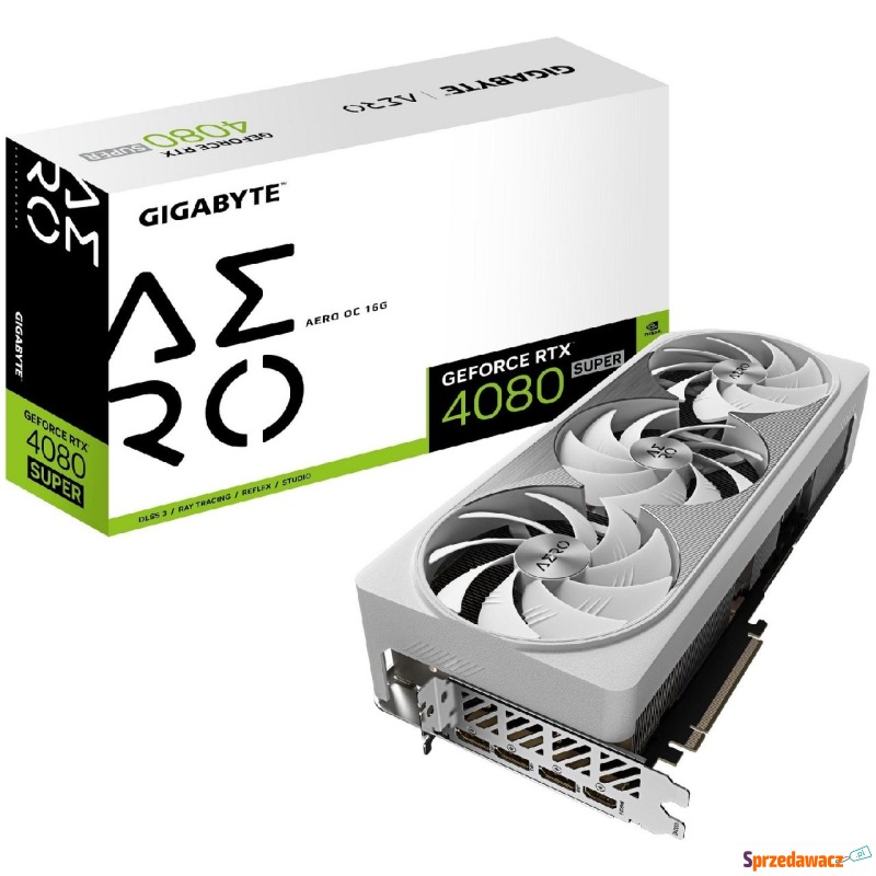 Gigabyte GeForce RTX 4080 SUPER AERO OC 16GB DLSS... - Karty graficzne - Dąbrowa Górnicza