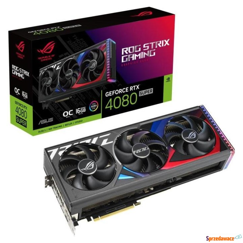 ASUS GeForce RTX 4080 SUPER ROG STRIX OC 16GB... - Karty graficzne - Grudziądz