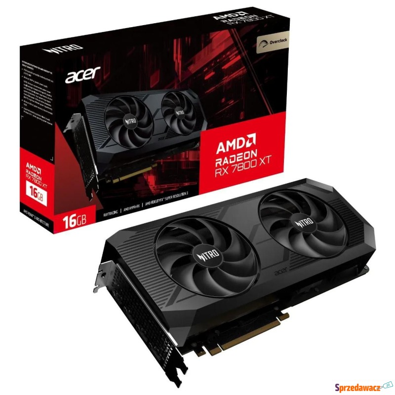 ACER Radeon RX 7800 XT NITRO OC 16GB - Karty graficzne - Grabówka