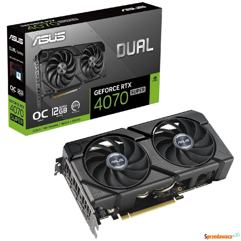 ASUS GeForce RTX 4070 SUPER DUAL OC EVO 12GB DLSS... - Karty graficzne - Świecie