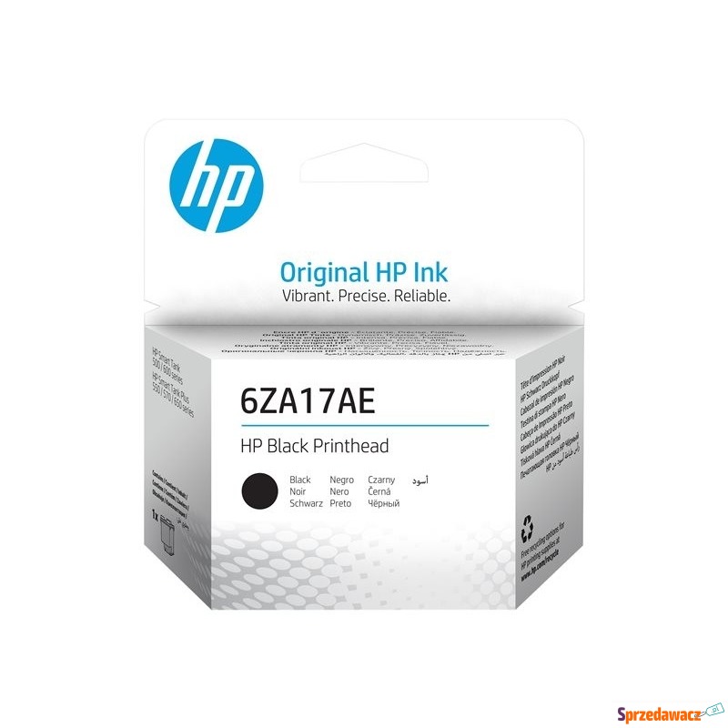 Oryginalna głowica HP Black Printhead (6ZA17AE) - Tusze, tonery - Tczew