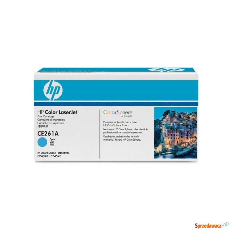 HP oryginalny toner CE261A, cyan, 11000s, 648A,... - Tusze, tonery - Białystok