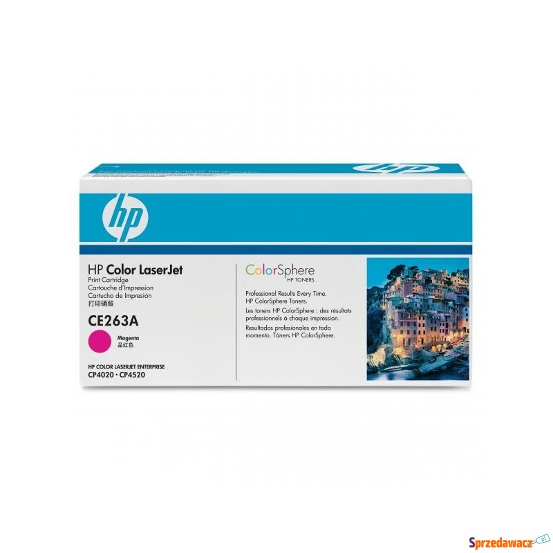 HP oryginalny toner CE263A, magenta, 11000s, 648A,... - Tusze, tonery - Radom