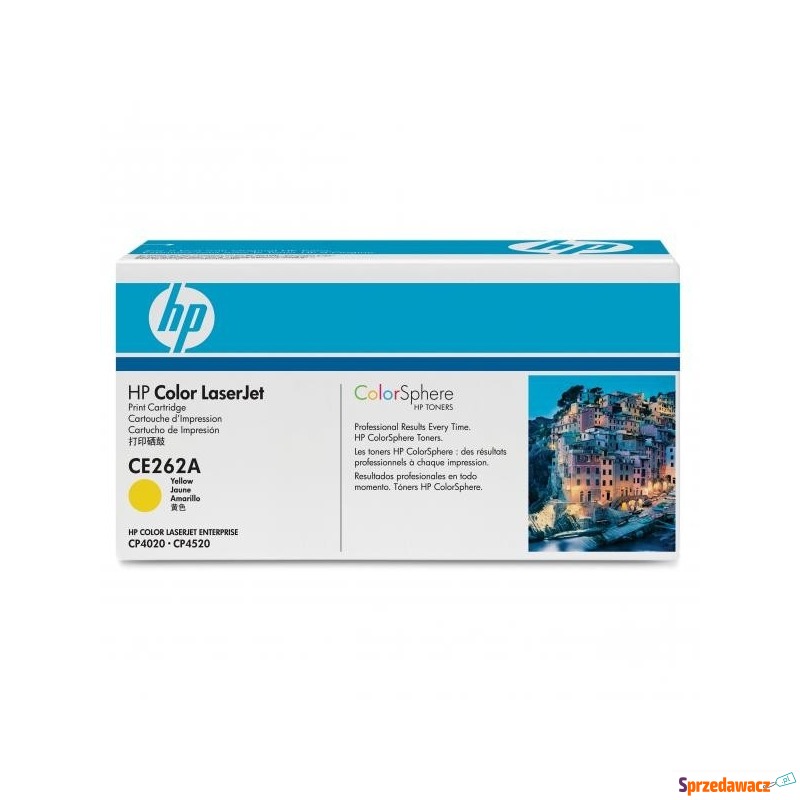 HP oryginalny toner CE262A, yellow, 11000s, 648A,... - Tusze, tonery - Białystok