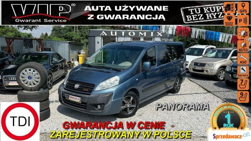 Fiat Scudo - Przebieg!! LONG!! 2,0 HDI136KM,P... - Samochody osobowe - Świdnica