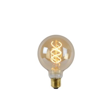 Lucide Globe 49032/05/62 żarówka dekoracyjna 5W E27 LED G95 bursztynowa - wysyłka w 24h