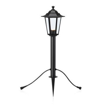 Markslojd GARDEN 107991 lampa wbijana zewnętrzna 1x3W LED czarna / IP44 przeźroczysta