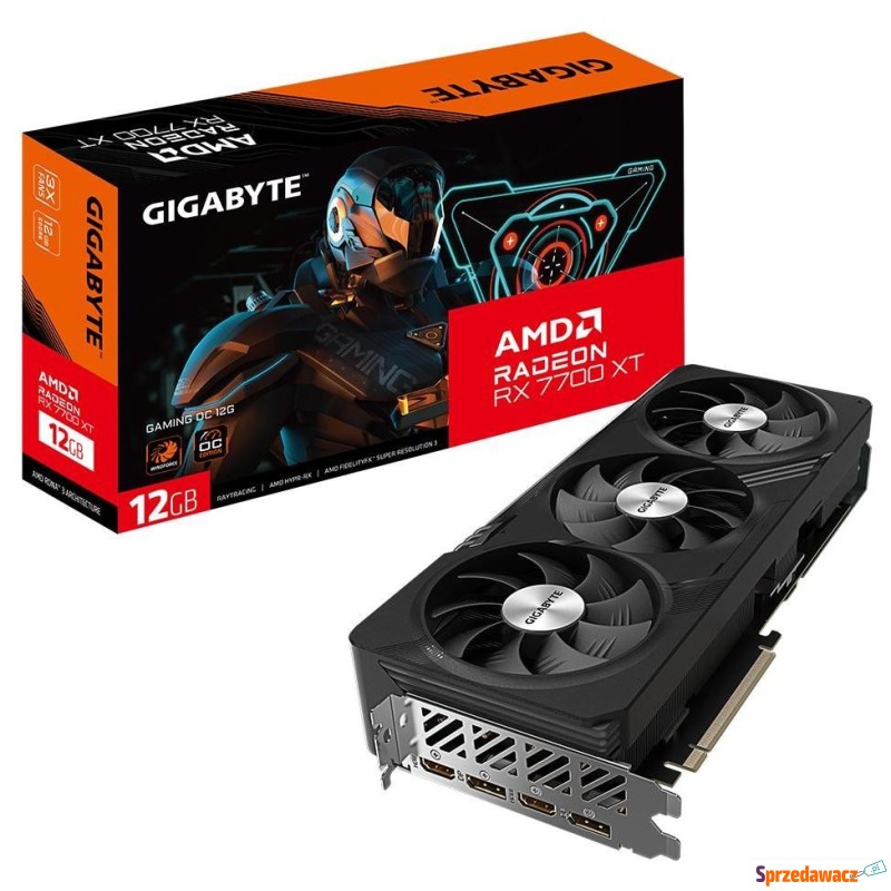 Gigabyte Radeon RX 7700 XT Gaming OC 12GB GDDR6 - Karty graficzne - Poznań