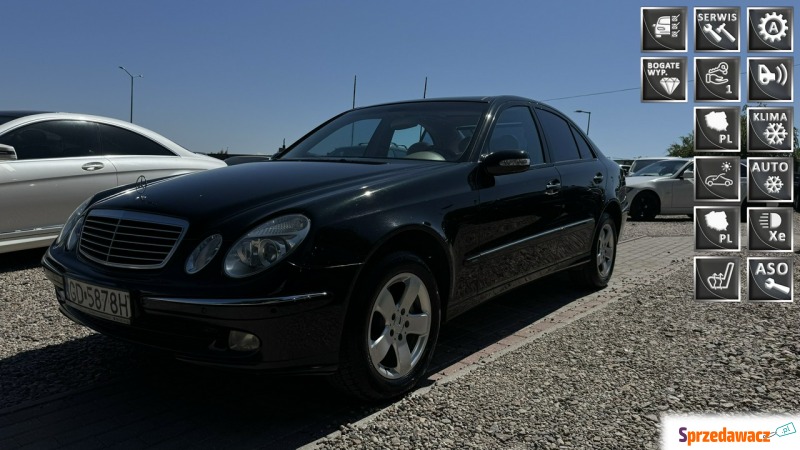 Mercedes E 320 - 320v6 Benz 224KM max wyposażony... - Samochody osobowe - Gdańsk