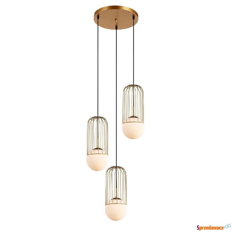 Italux Matty MDM-3939/3 GD lampa wisząca zwis... - Lampy wiszące, żyrandole - Tarnowskie Góry