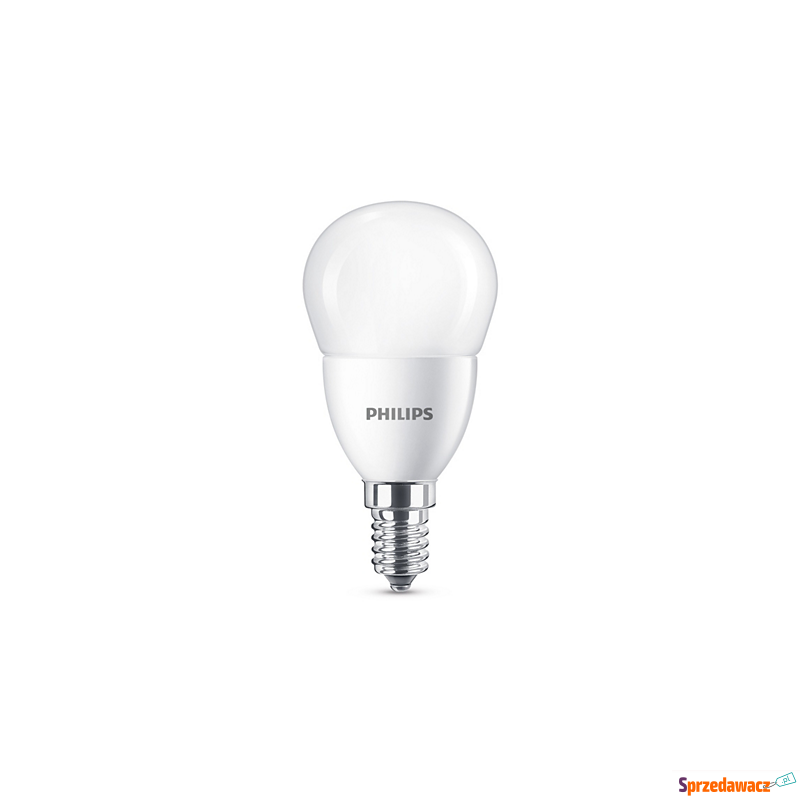 Żarówka LED Philips 7W (60W) E14 P48 kulka 2700K... - Żarówki i oprawki - Zielona Góra