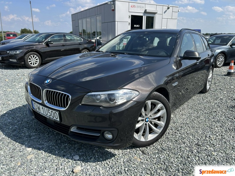 BMW 525D F10 xDrive 218KM 2016, Head-Up, panorama - Samochody osobowe - Wrocław