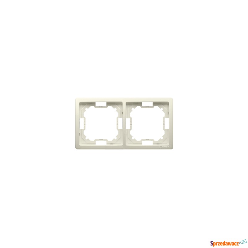 Ramka podwójna Kontakt-Simon Basic BMR2/12 beżowa - Przełączniki, włączniki - Legionowo