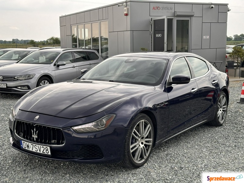 Maserati Ghibli  Sedan/Limuzyna 2017,  3.0 benzyna - Na sprzedaż za 109 900 zł - Wrocław