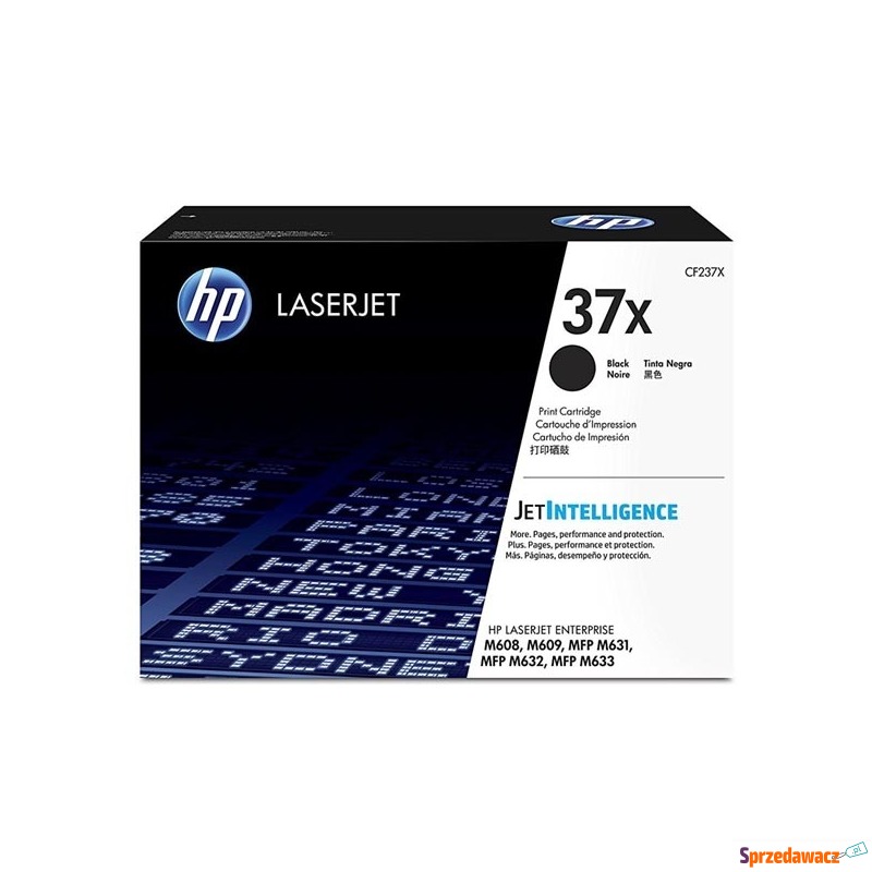 Oryginalny toner HP 37X XL czarny (CF237X) - Tusze, tonery - Kielce