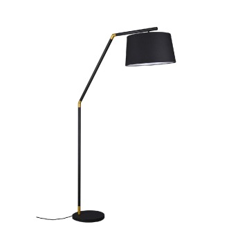 Trio Tracy 462100132 lampa podłogowa stojąca 1x60W E27 czarny mat