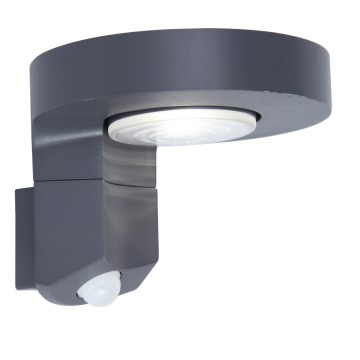 Lutec Diso 6906702335 kinkiet lampa ścienna zewnętrzna 1x2W LED 4000K IP44 szary